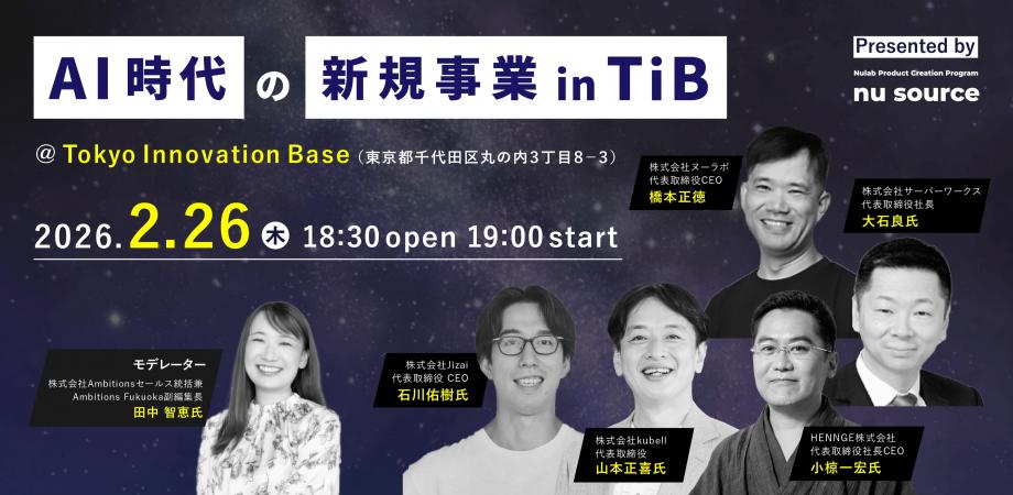 AI時代の新規事業 in TiB